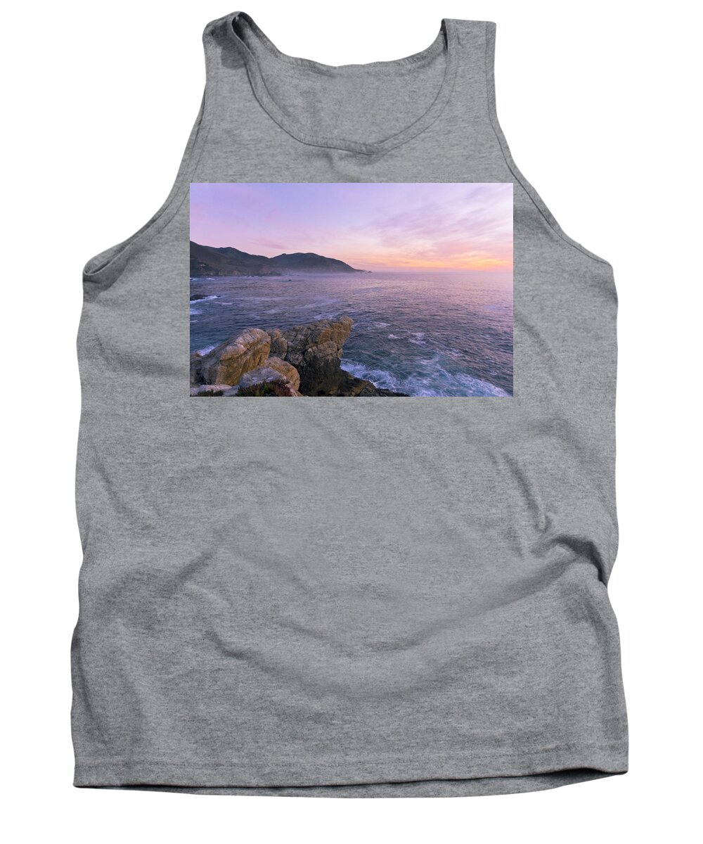 Big Sur Tank Top featuring the photograph Winter Color In Big Sur by Priya Ghose