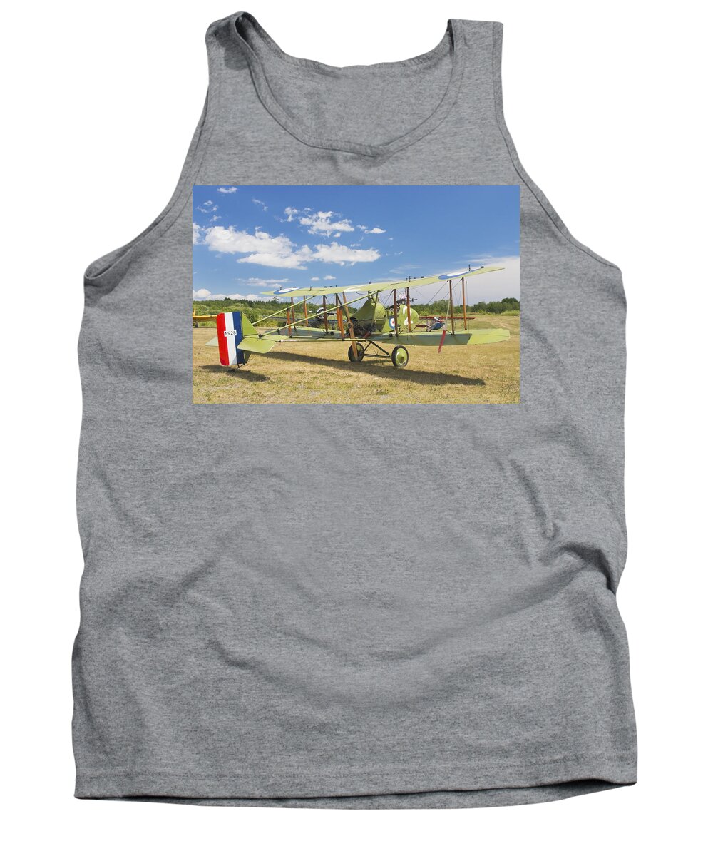 1916 Tank Top featuring the photograph Worl War One 1916 Royal Aircraft F.E.8 Canvas Photo Poster Print by Keith Webber Jr