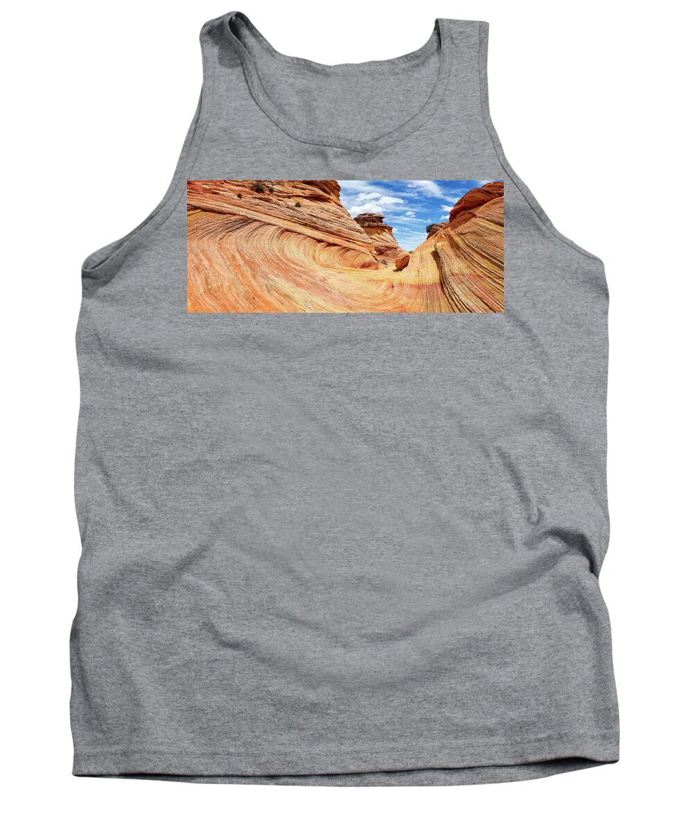 Abstract Tank Top featuring the photograph Another Wave #1 by Alex Mironyuk