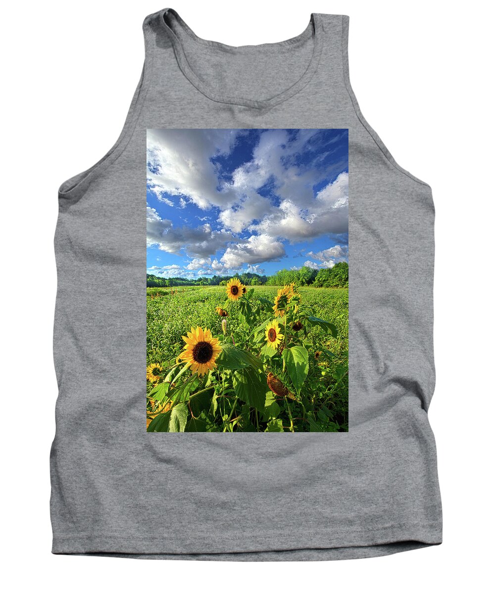Sunflowers Tank Top featuring the photograph Autumn is Near #1 by Phil Koch