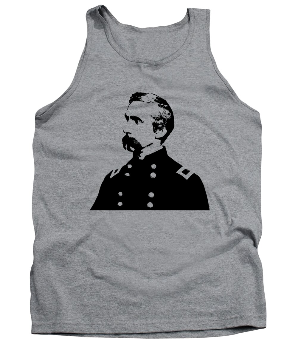 General Chamberlain Tank Top featuring the digital art Joshua Lawrence Chamberlain Graphic by War Is Hell Store