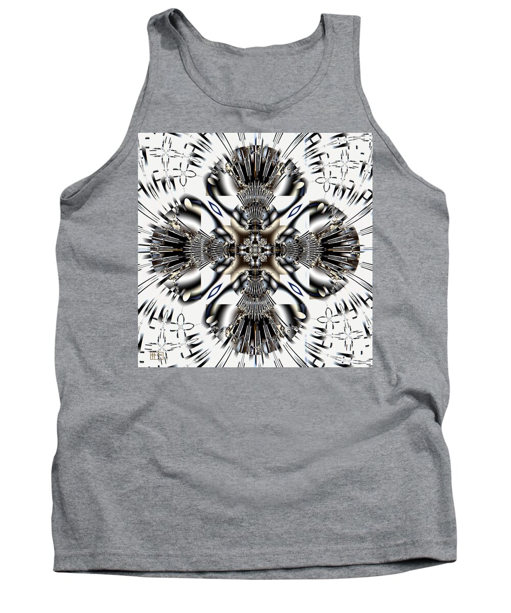 Abstract Tank Top featuring the digital art Legacy #1 by Jim Pavelle