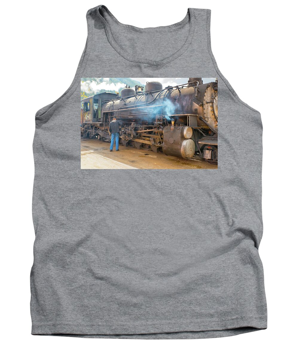 Dsngr Tank Top featuring the photograph Lubing #481 #3 by Victor Culpepper