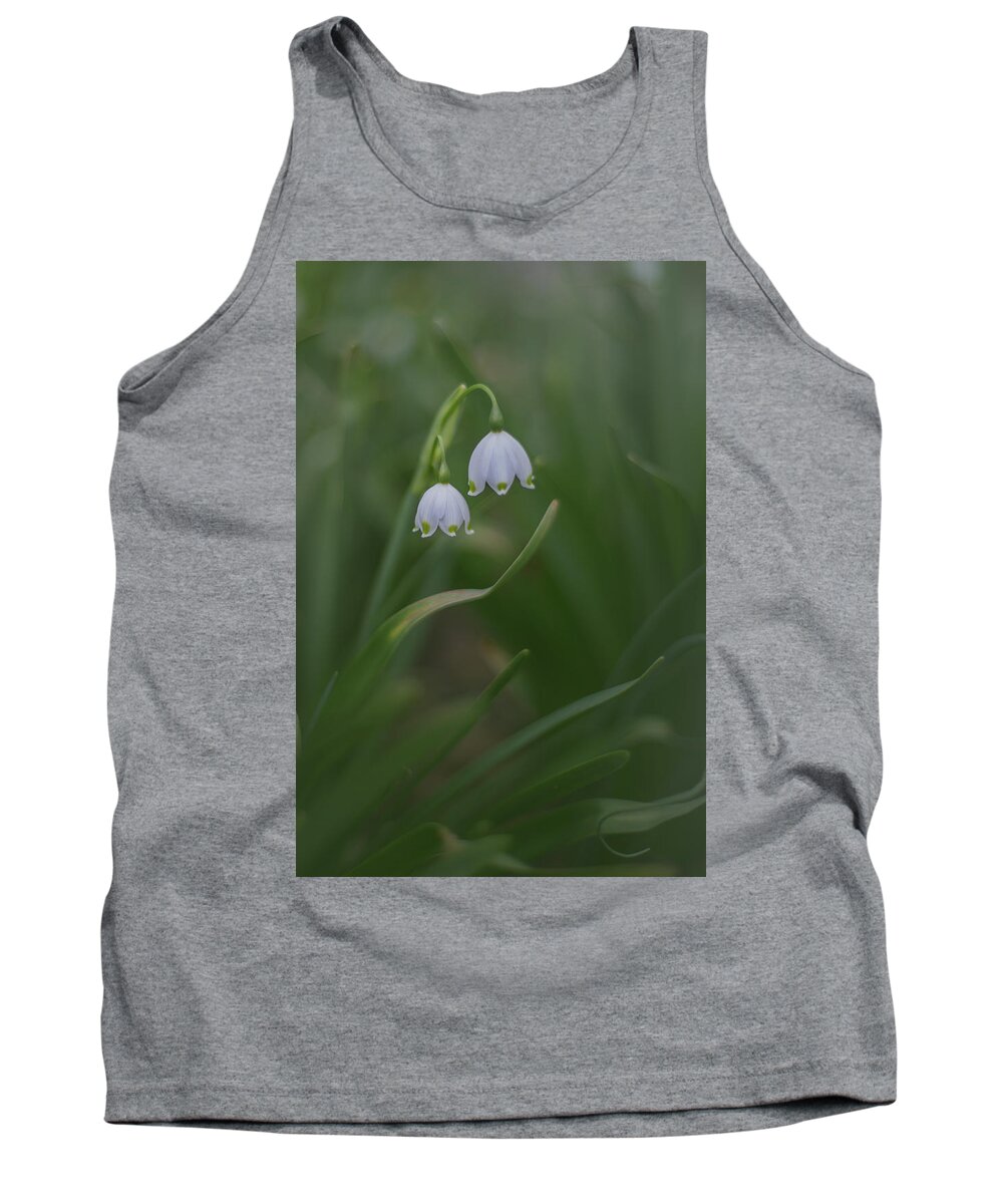 White Flowers Tank Top featuring the photograph New Beginnings #1 by Elvira Pinkhas