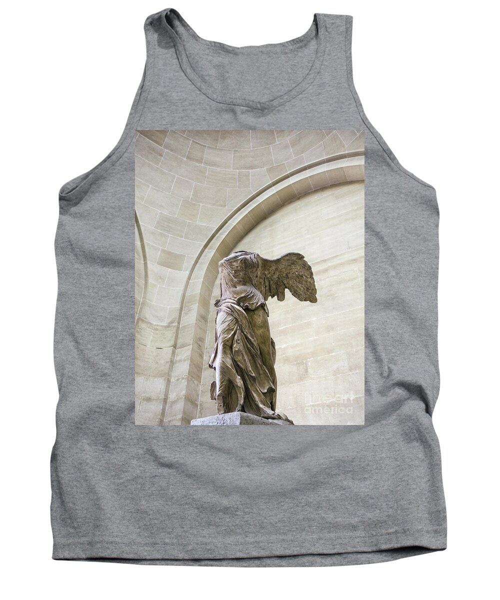 Acropolis Tank Top featuring the photograph Nike, The winged victory of Samothrace by Patricia Hofmeester