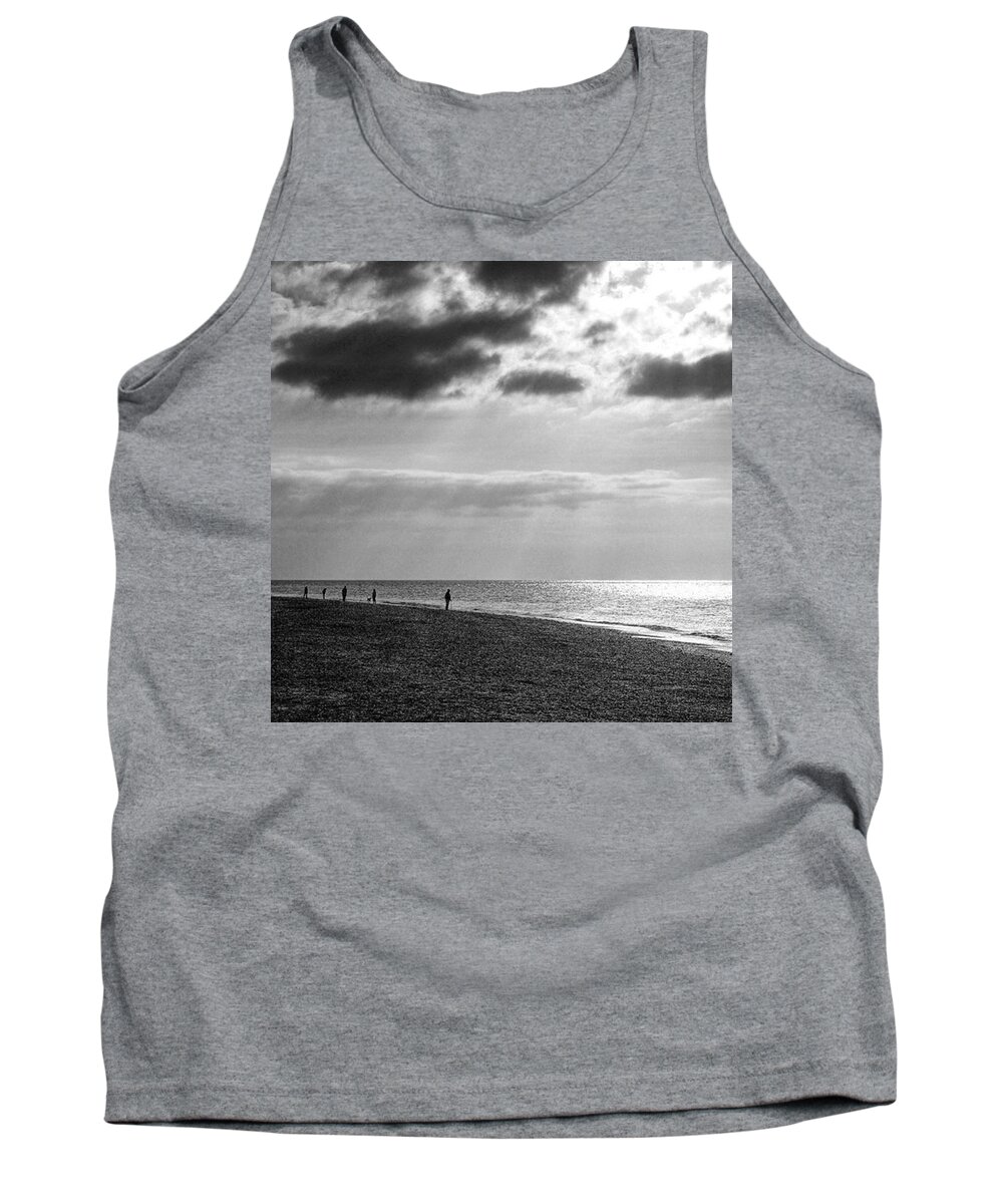 Landscapelovers Tank Top featuring the photograph Old Hunstanton Beach, Norfolk #1 by John Edwards