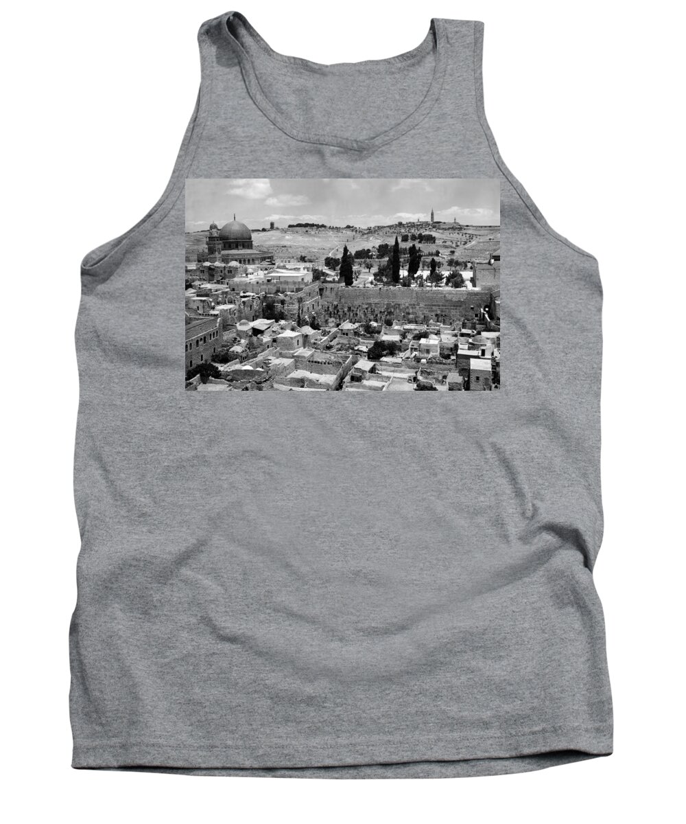 Dome Of The Rock Tank Top featuring the photograph Old Jerusalem #2 by Munir Alawi