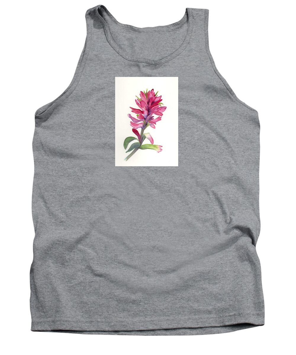 Paintbrush Tank Top featuring the painting Paintbrush by Marsha Karle