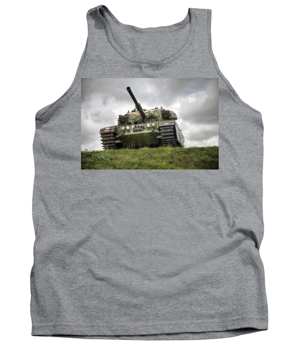 Tank Tank Top featuring the photograph Tank by Gouzel -