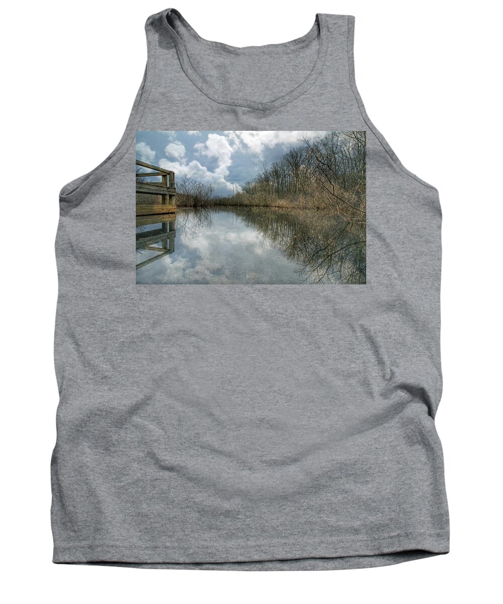 Reflect Tank Top featuring the photograph Reflection by Jackson Pearson