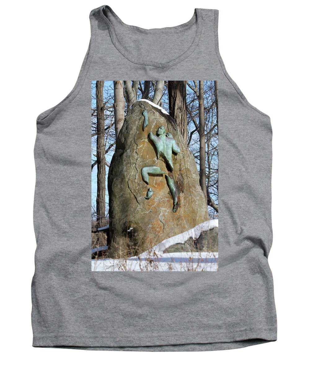Sculpture Tank Top featuring the photograph Sculpture Stony Brook New York #1 by Bob Savage