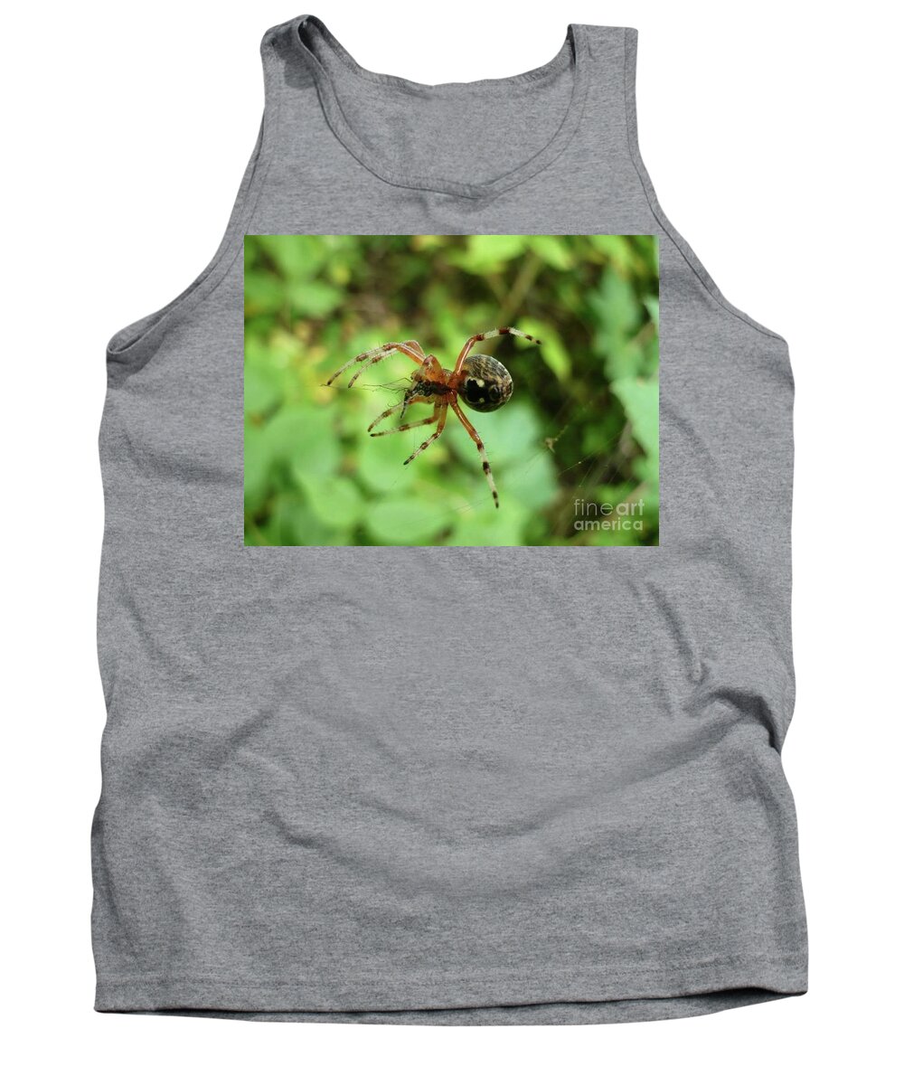 Spider Tank Top featuring the painting Spider by 'REA' Gallery