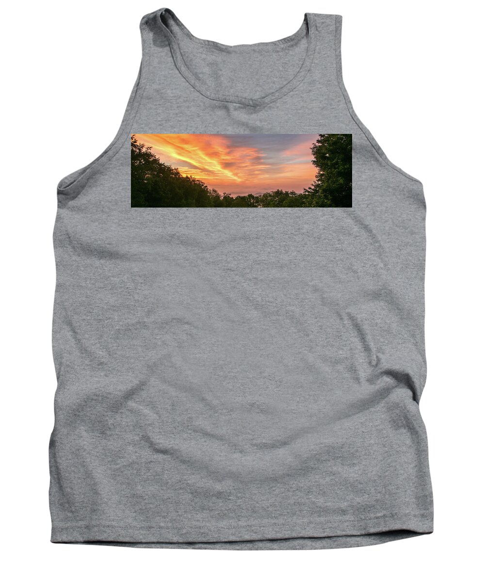 Sunrise Tank Top featuring the photograph Sunrise July 22 2015 #1 by D K Wall