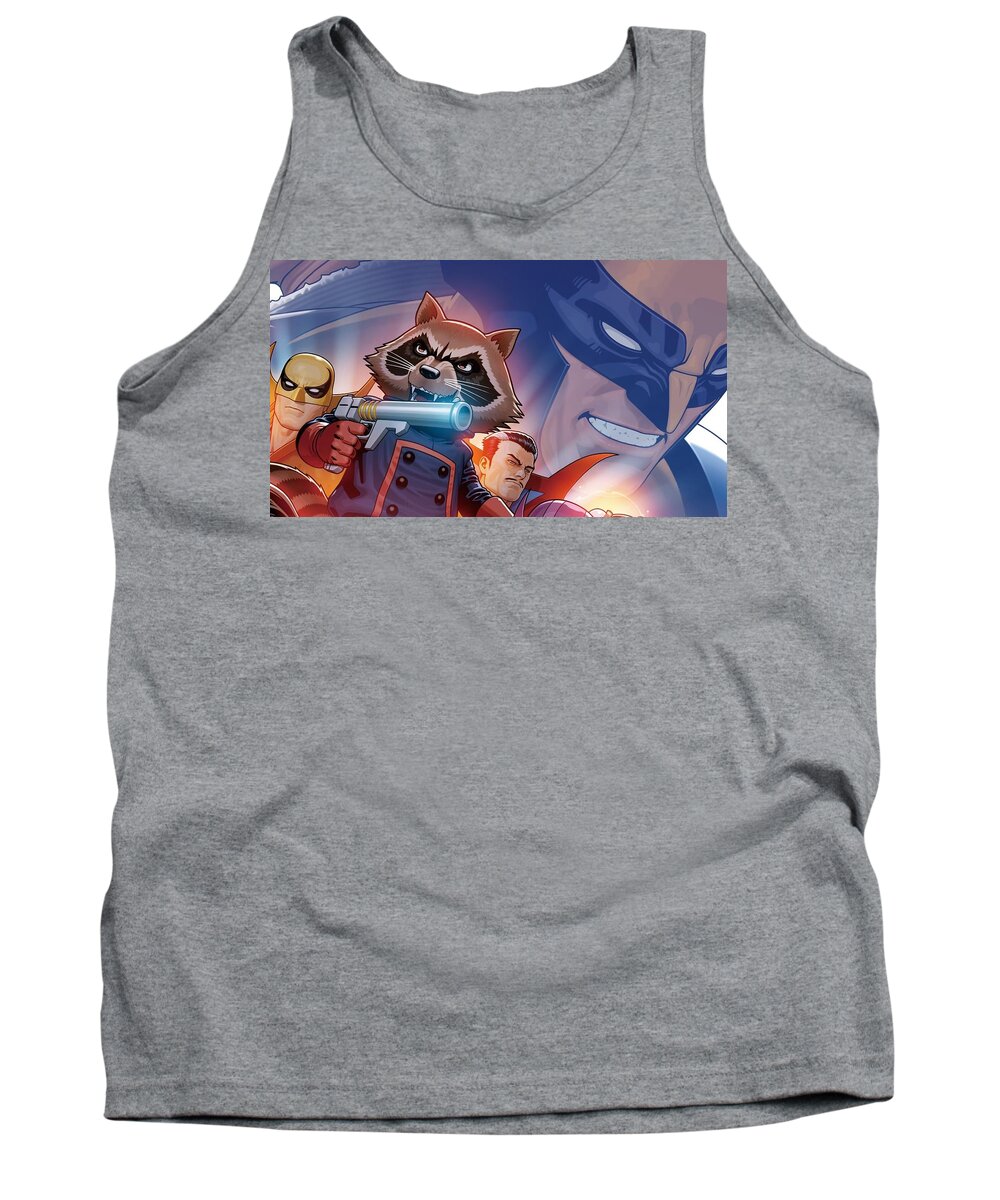 Ultimate Marvel Vs. Capcom 3 Tank Top featuring the digital art Ultimate Marvel Vs. Capcom 3 #1 by Super Lovely