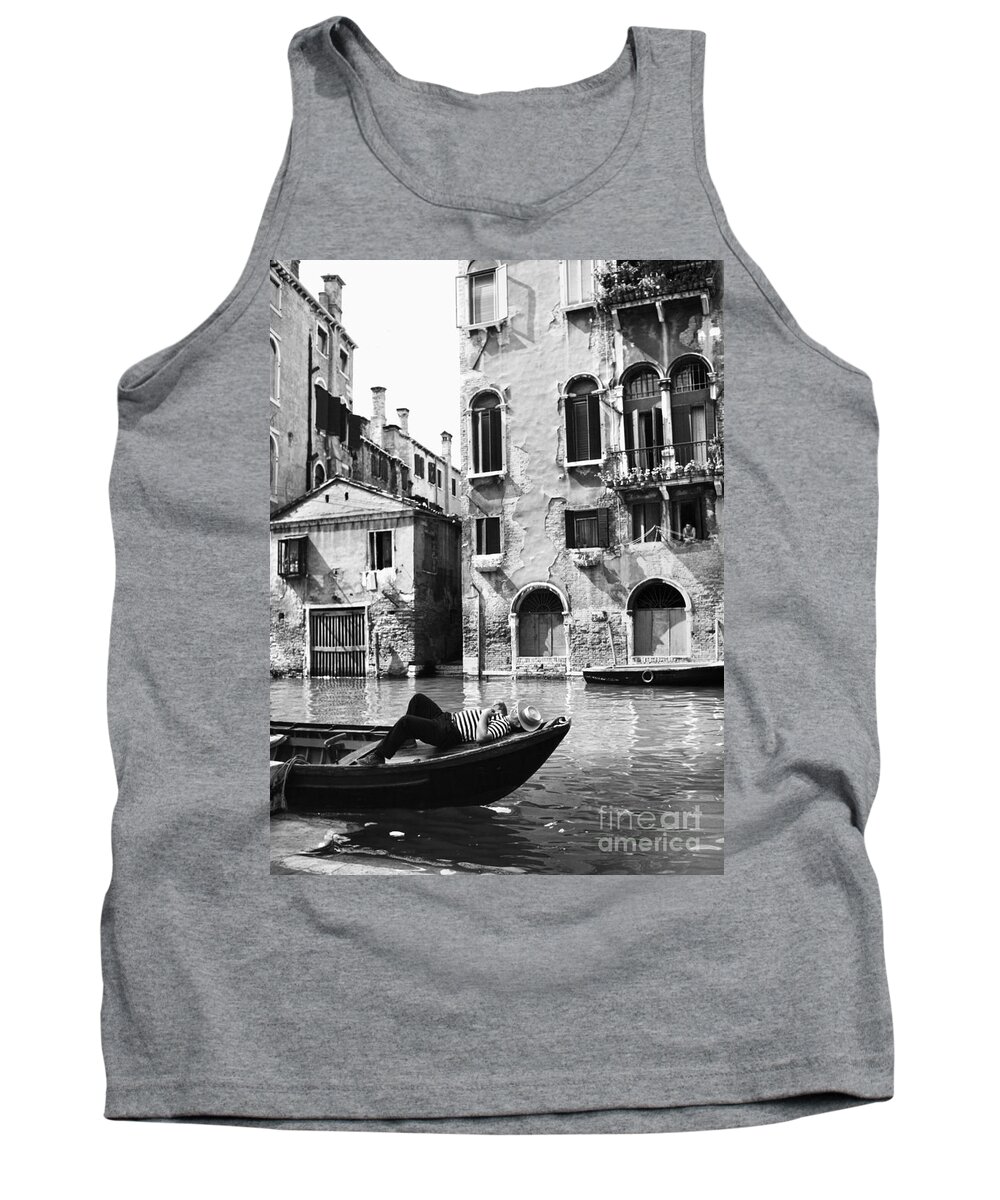 1969 Tank Top featuring the photograph Venice Canal, 1969 #1 by Granger