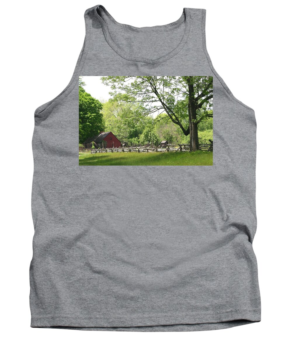Jockey Hollow Tank Top featuring the photograph Wick Farm At Jockey Hollow #1 by Living Color Photography Lorraine Lynch