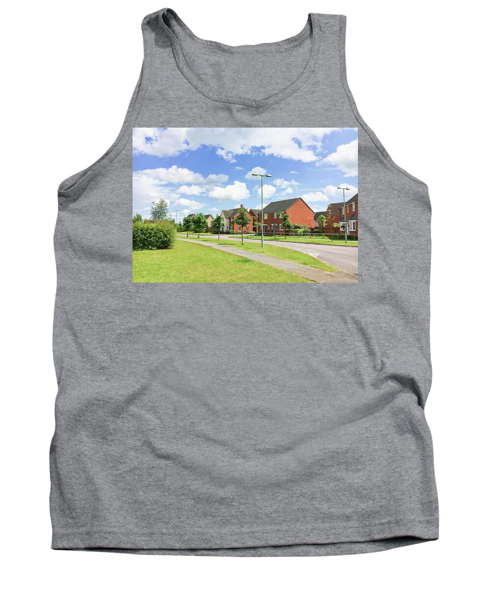 Accommodation Tank Top featuring the photograph Modern homes #11 by Tom Gowanlock