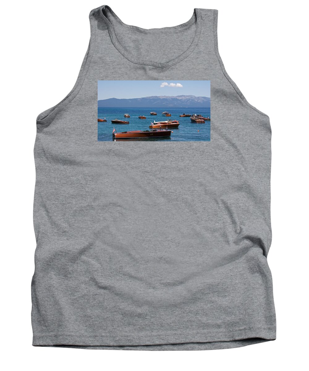 Classic Tank Top featuring the photograph Classic Wooden Runabouts #103 by Steven Lapkin