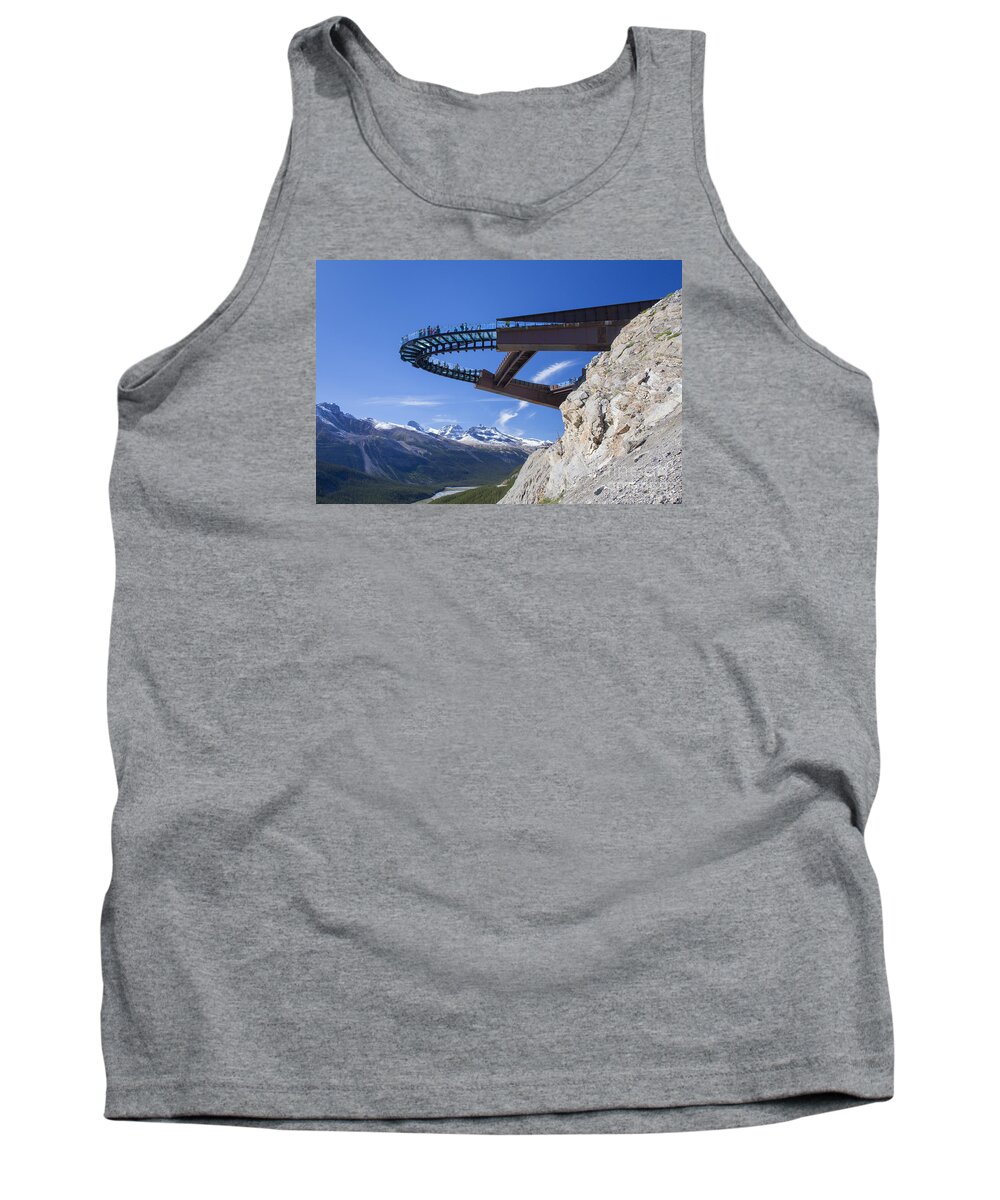 Glacier Skywalk Tank Top featuring the photograph 151124p004 by Arterra Picture Library