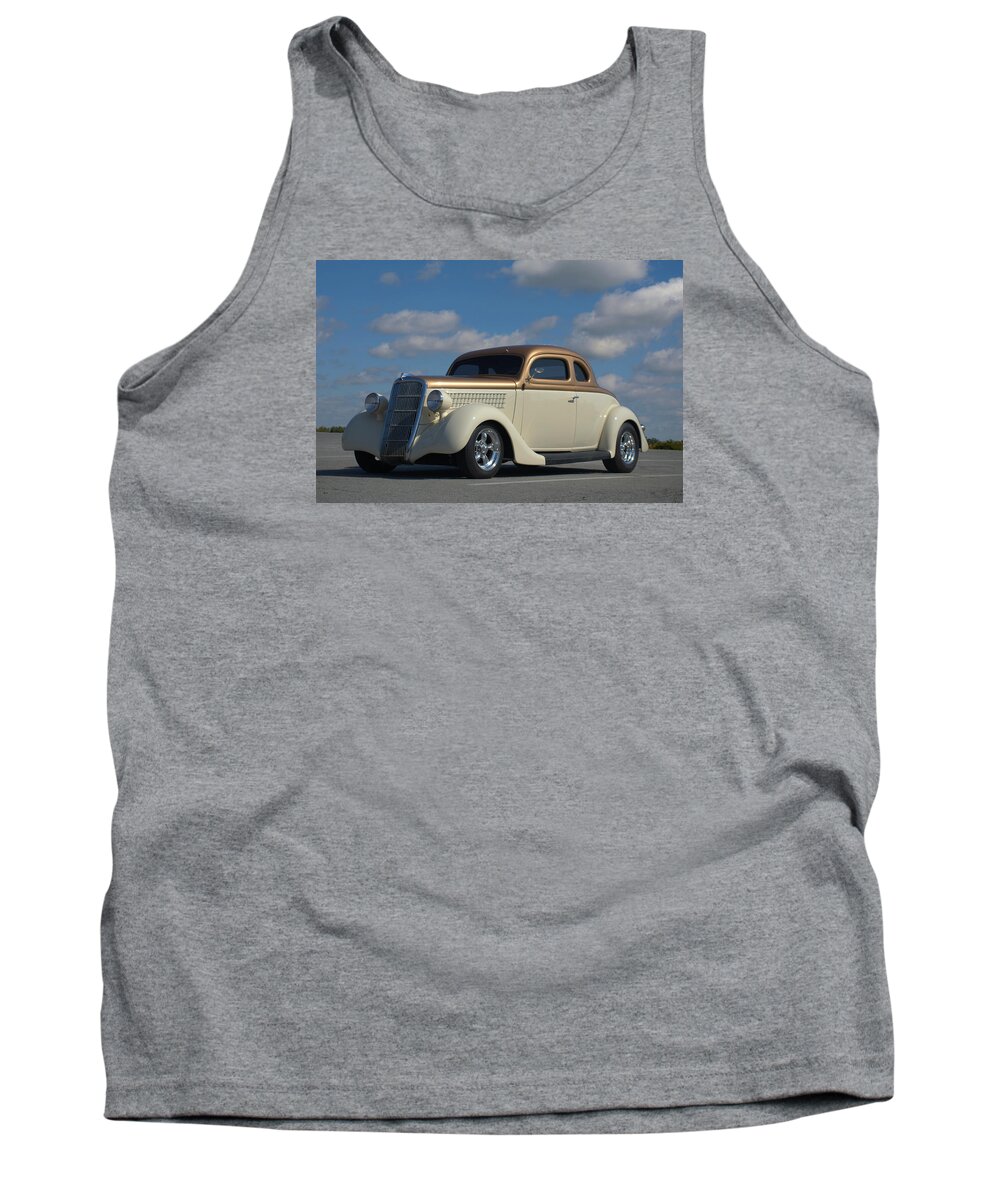 1935 Ford Tank Top featuring the photograph 1935 Ford Coupe Hot Rod by Tim McCullough
