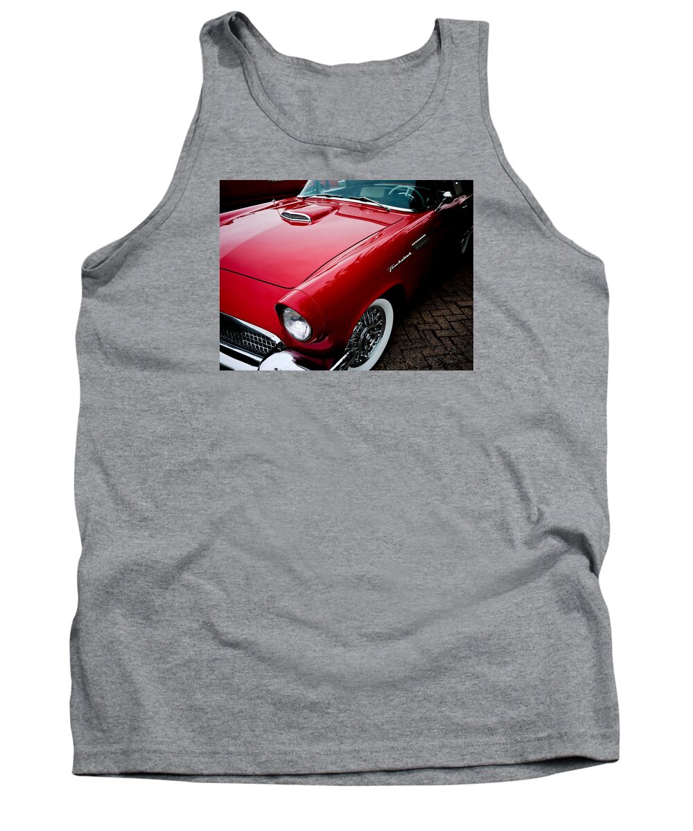 1956 Ford Thunderbird Tank Top featuring the photograph 1956 Ford Thunderbird by M G Whittingham