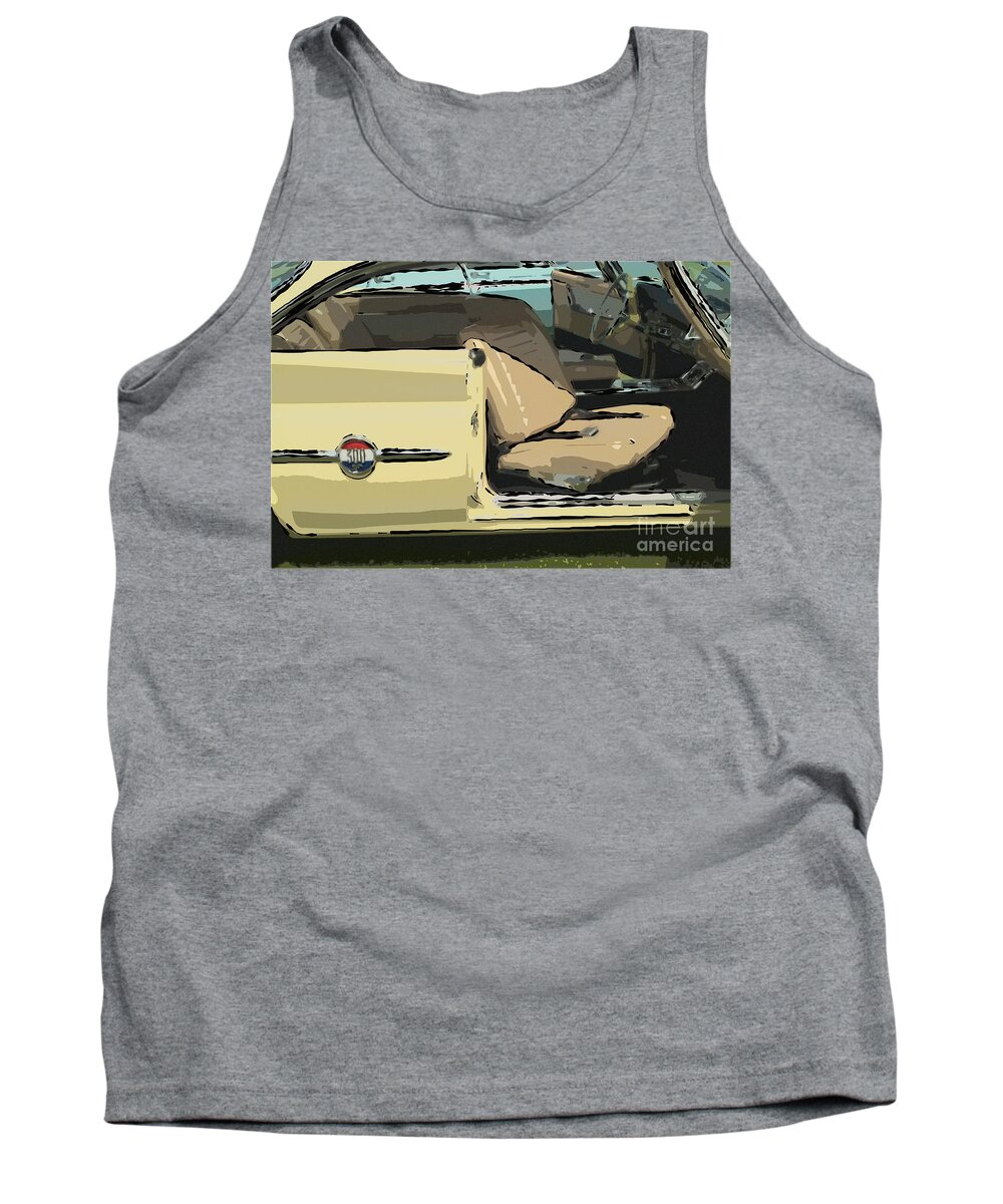 1960 Chrysler 300-f Muscle Car American Automobile Tank Top featuring the photograph 1960 Chrysler 300-F Muscle car by David Zanzinger