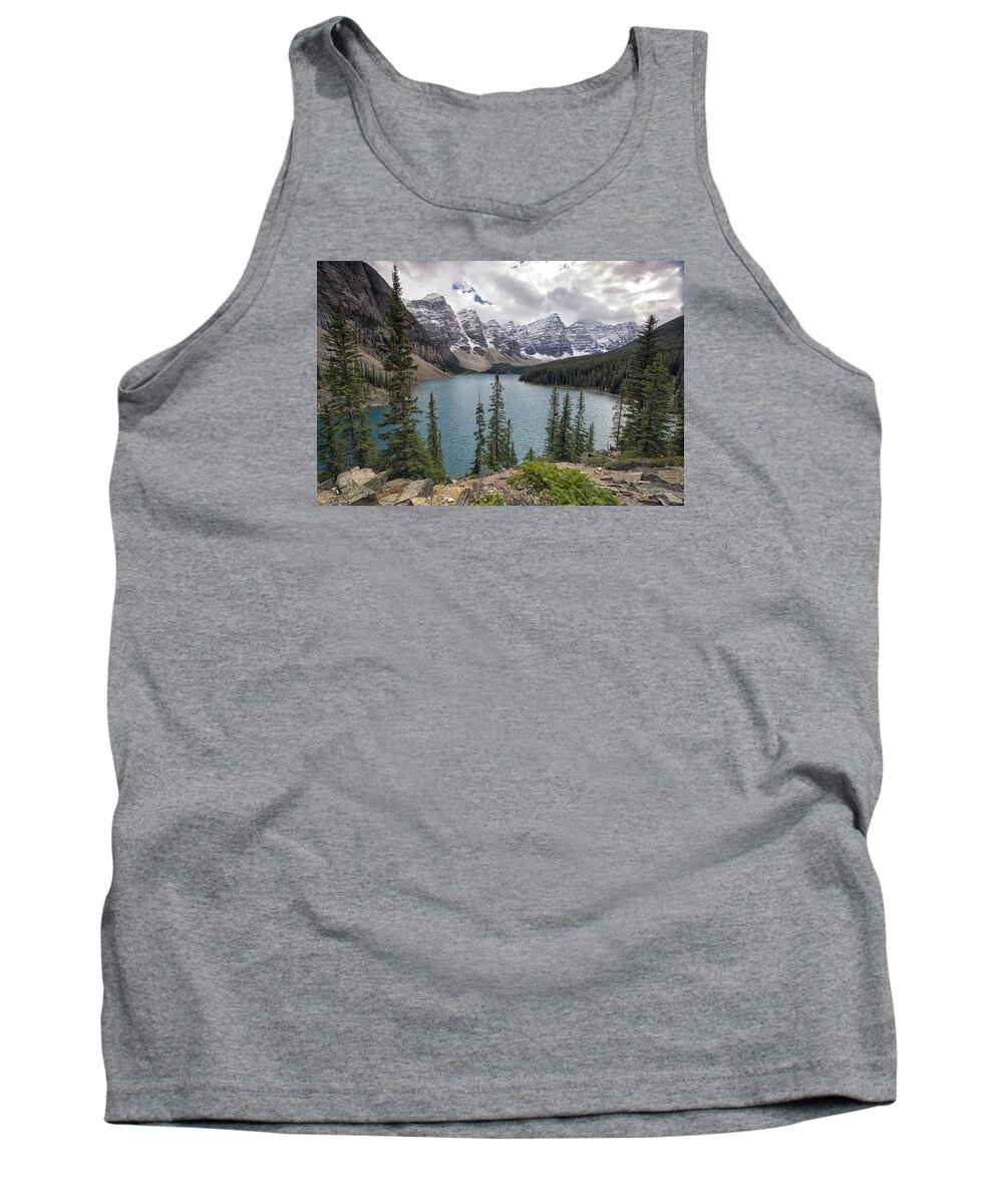 Canada Tank Top featuring the photograph Moraine Lake #2 by Robert Fawcett