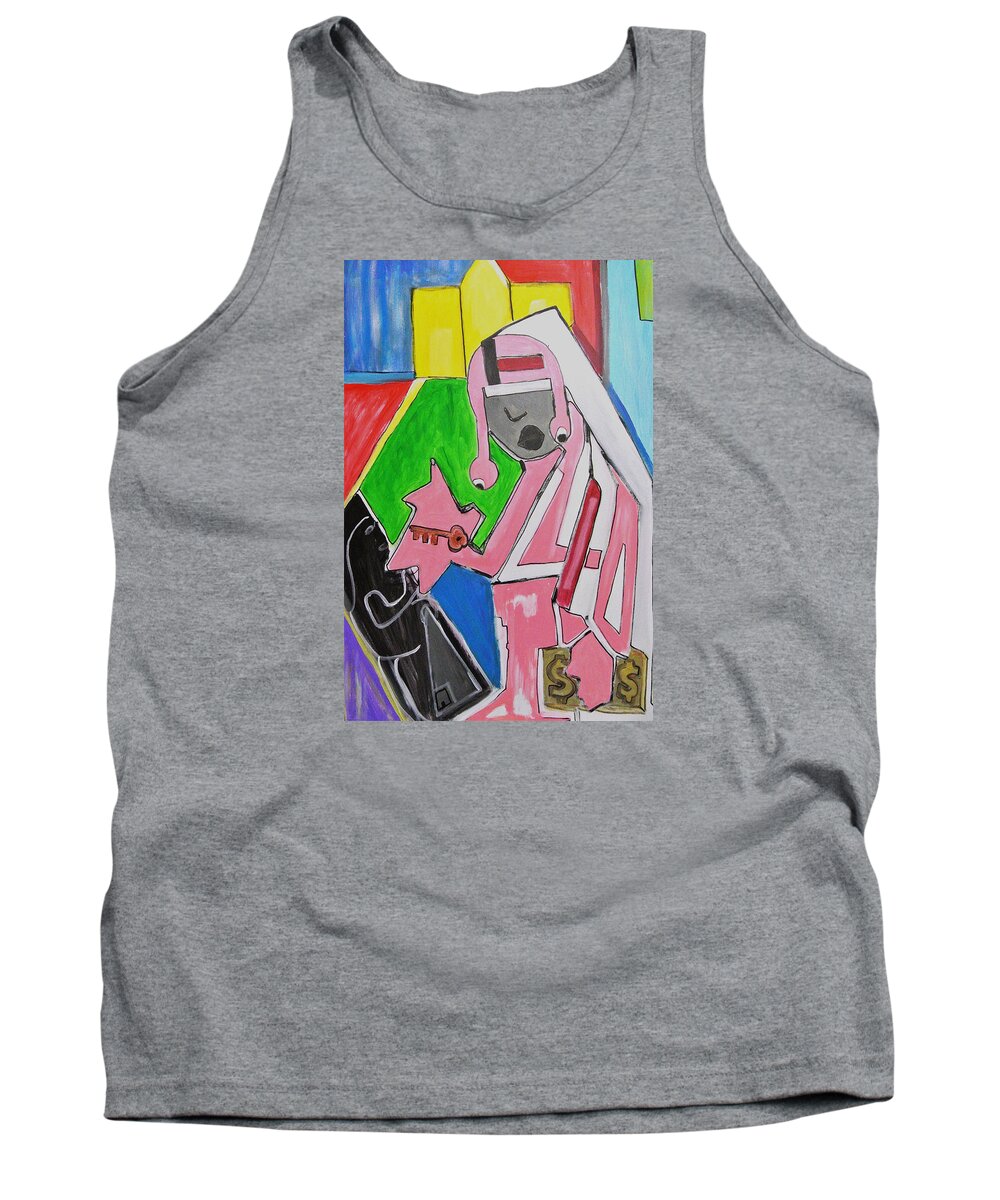 Nature Tank Top featuring the painting Untitled #2 by Jose Rojas