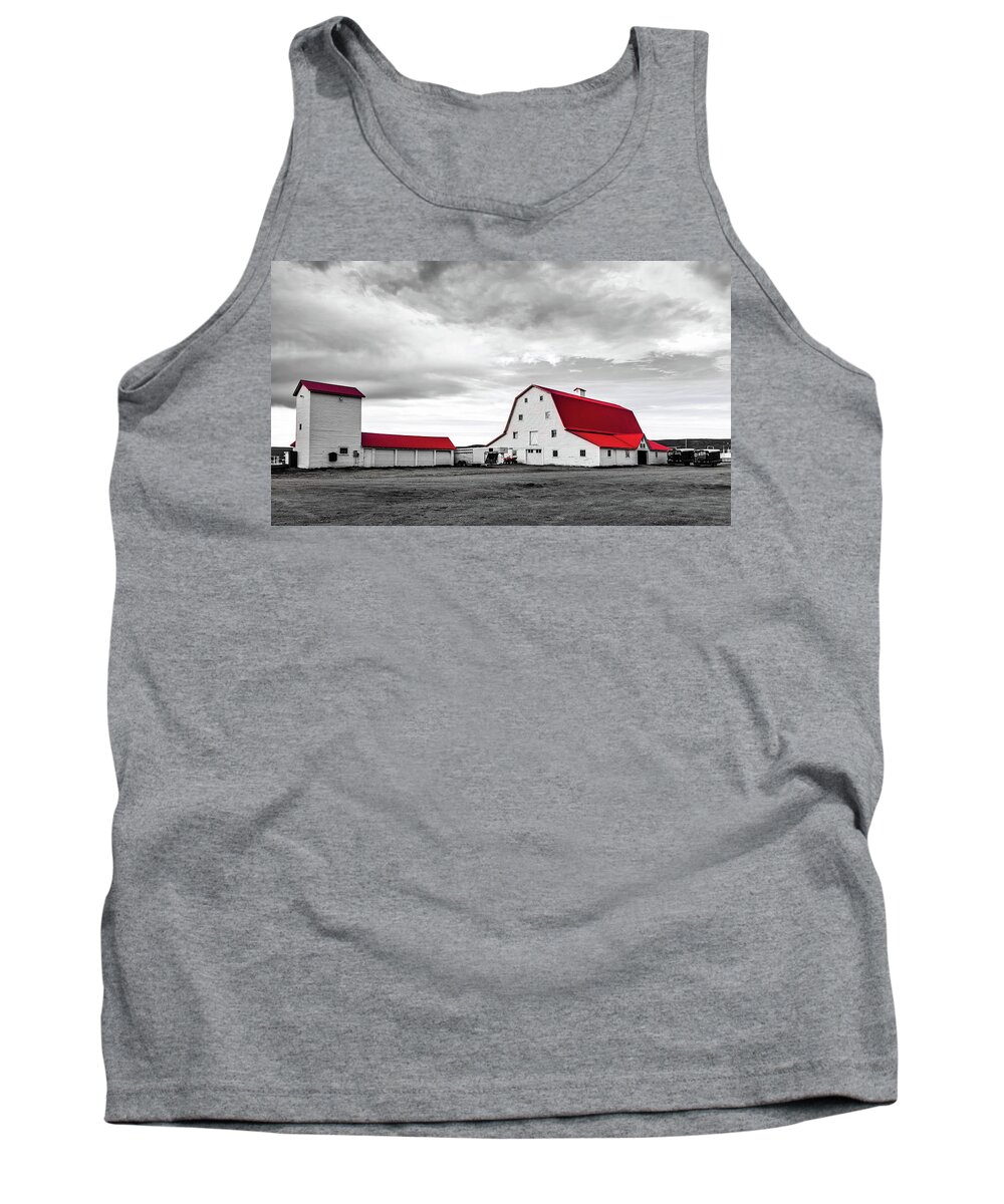 Carbon County Tank Top featuring the photograph Wyoming Ranch #2 by Mountain Dreams