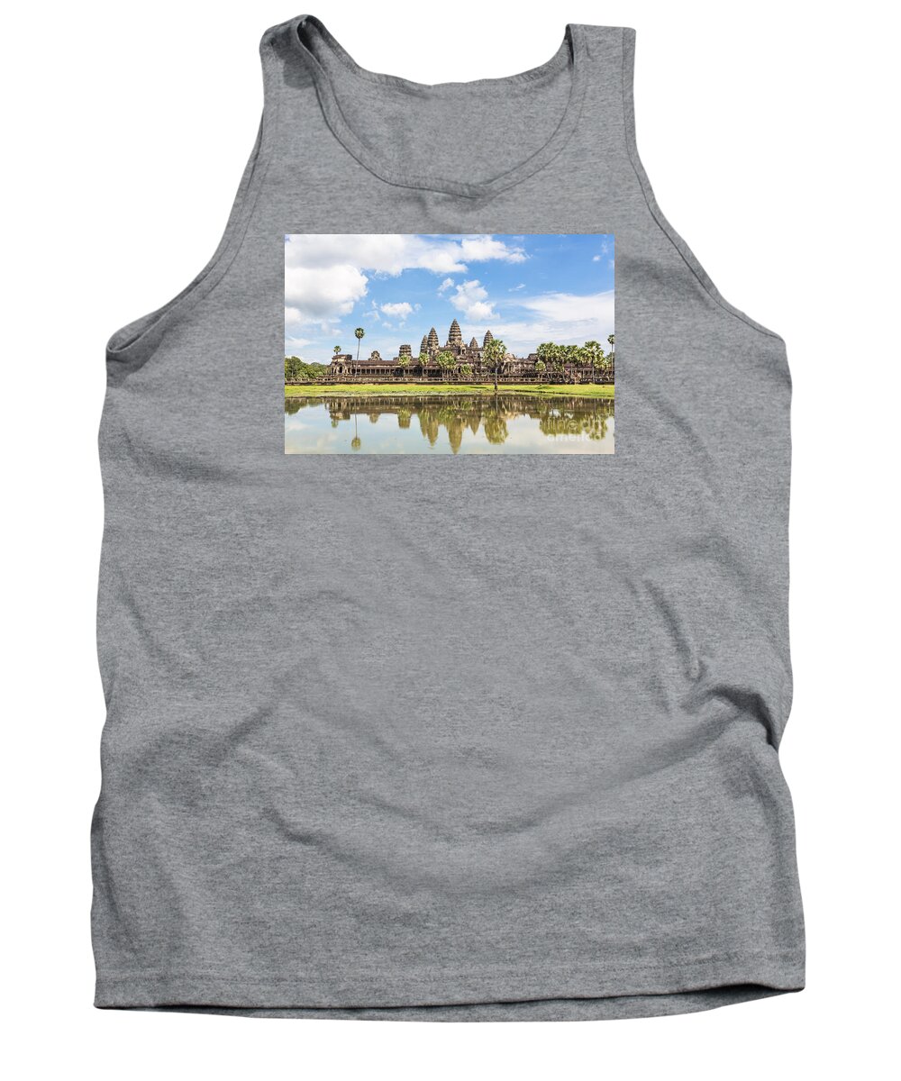 Angkor Tank Top featuring the photograph Angkor Wat #3 by Didier Marti