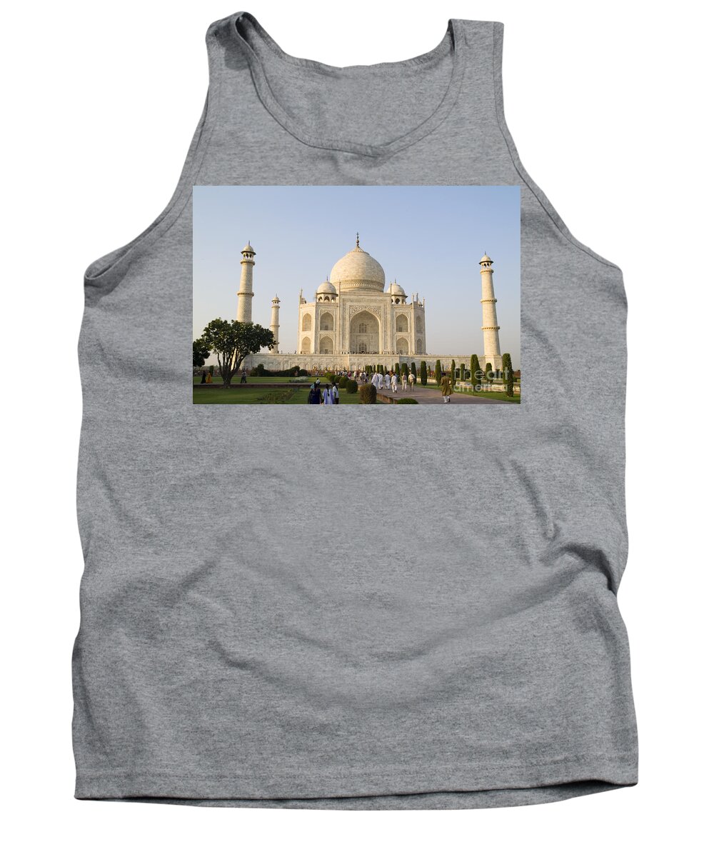 Agra Tank Top featuring the photograph Taj Mahal #3 by Bill Bachmann - Printscapes