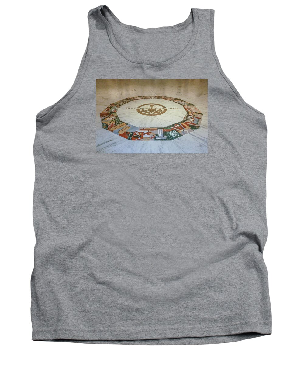 Campus Tank Top featuring the photograph The Mural #3 by Mark Dodd