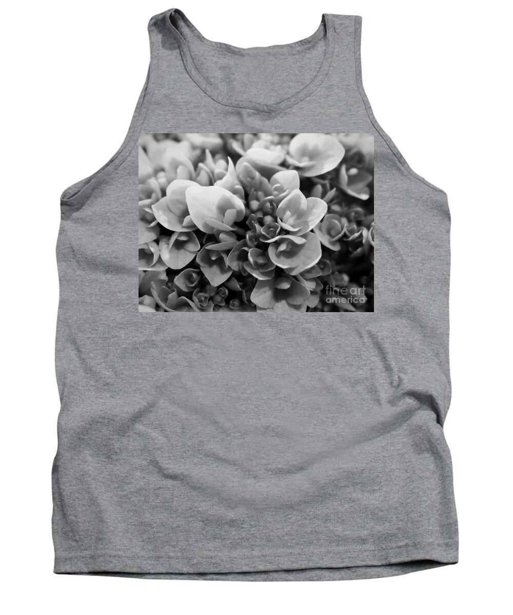 Black And White Flowers Tank Top featuring the photograph Flowers by Deena Withycombe