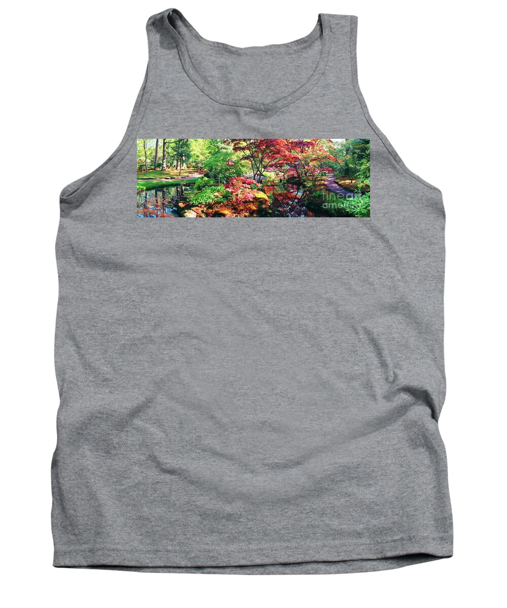 Garden Tank Top featuring the photograph Nature Background Panorama #5 by Ariadna De Raadt