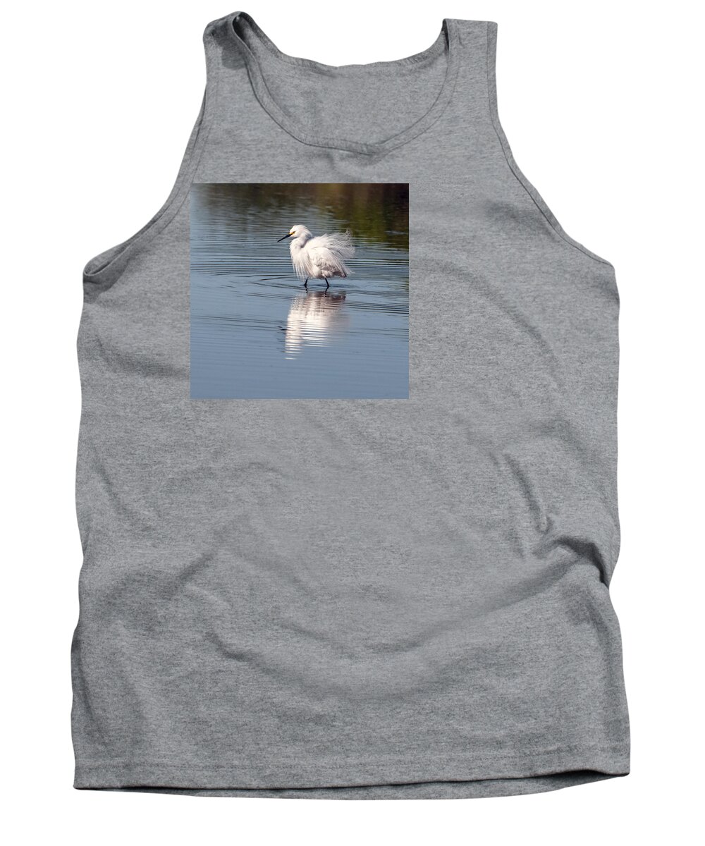Snowy Egret Tank Top featuring the photograph Snowy Egret #6 by Tam Ryan