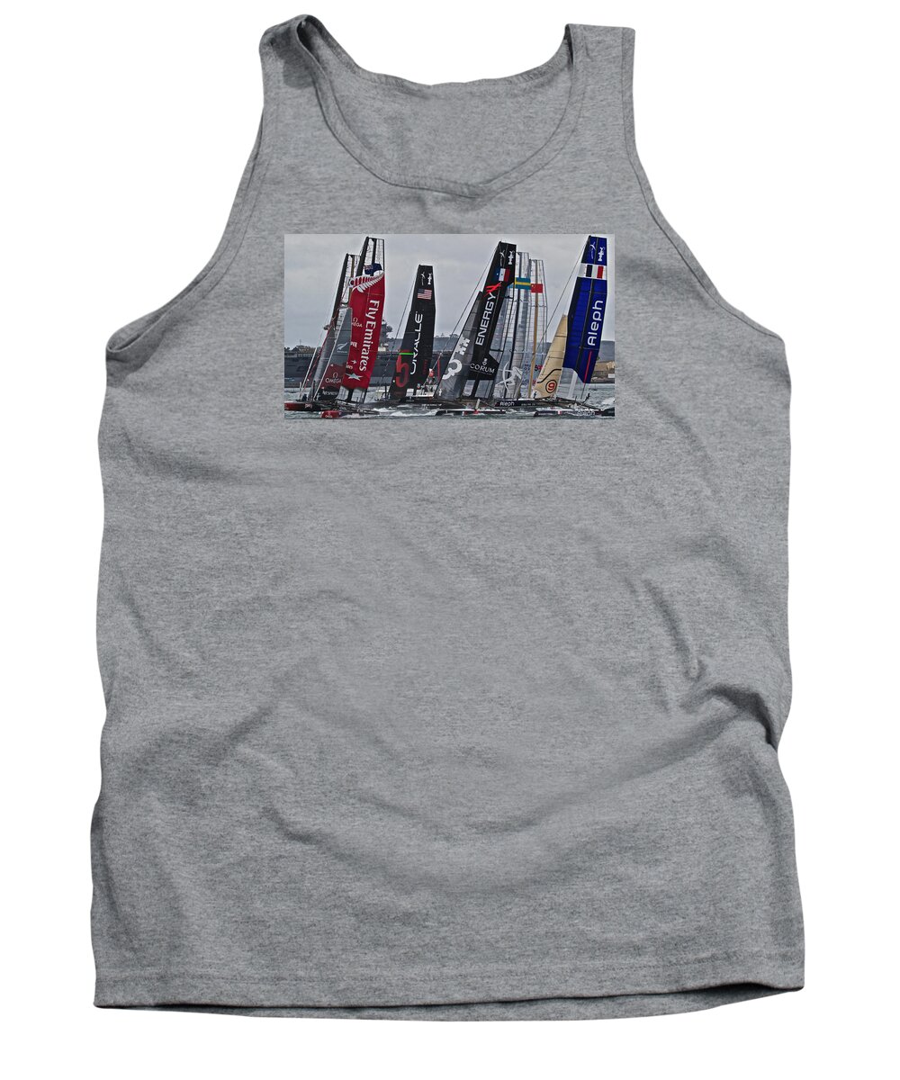 San Diego Tank Top featuring the photograph America's Cup World Series #15 by Steven Lapkin