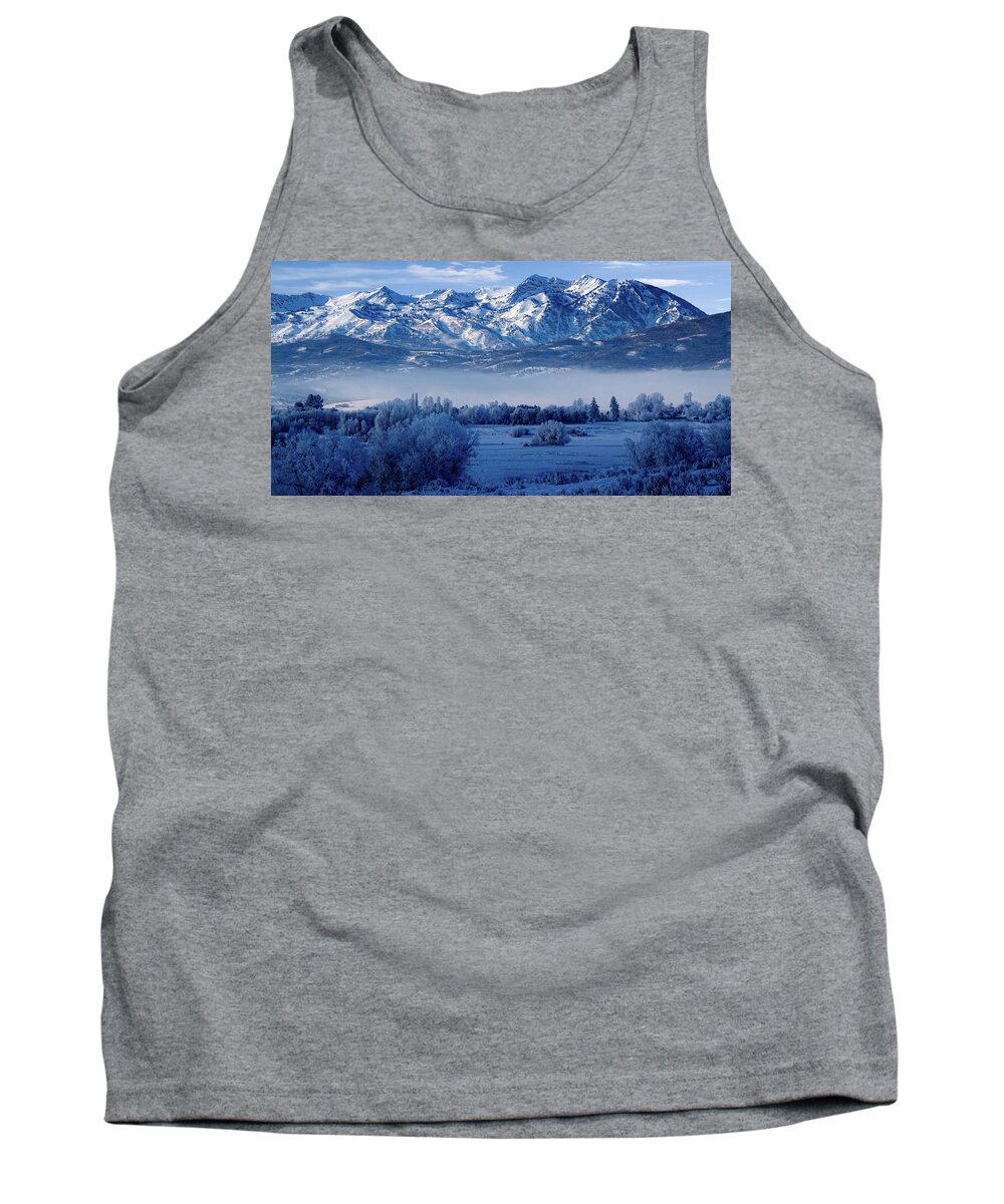 Wasatch Mountains Tank Top featuring the photograph Winter in the Wasatch Mountains of Northern Utah #6 by Douglas Pulsipher