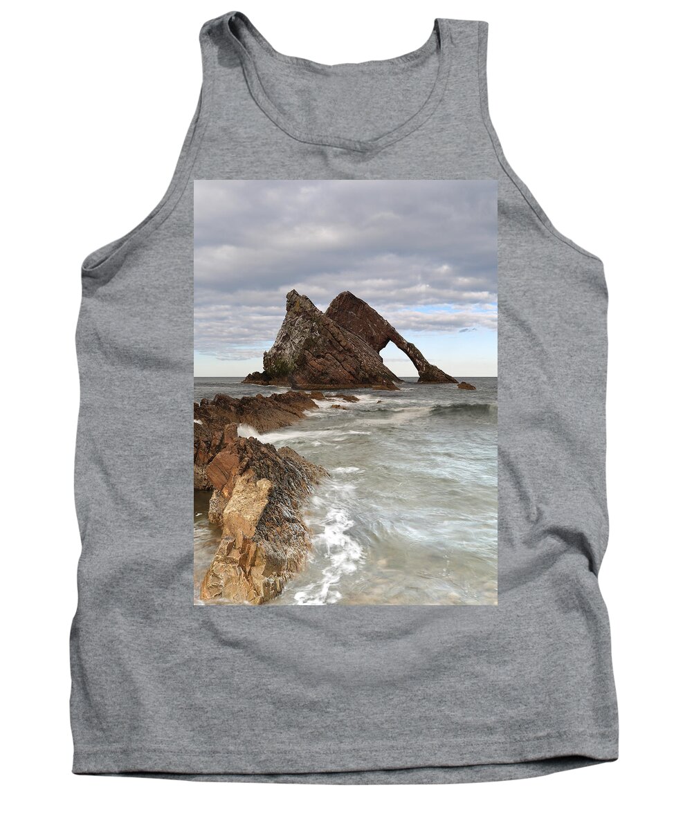 Bow Fiddle Tank Top featuring the photograph A Day by Bow Fiddle Rock by Maria Gaellman