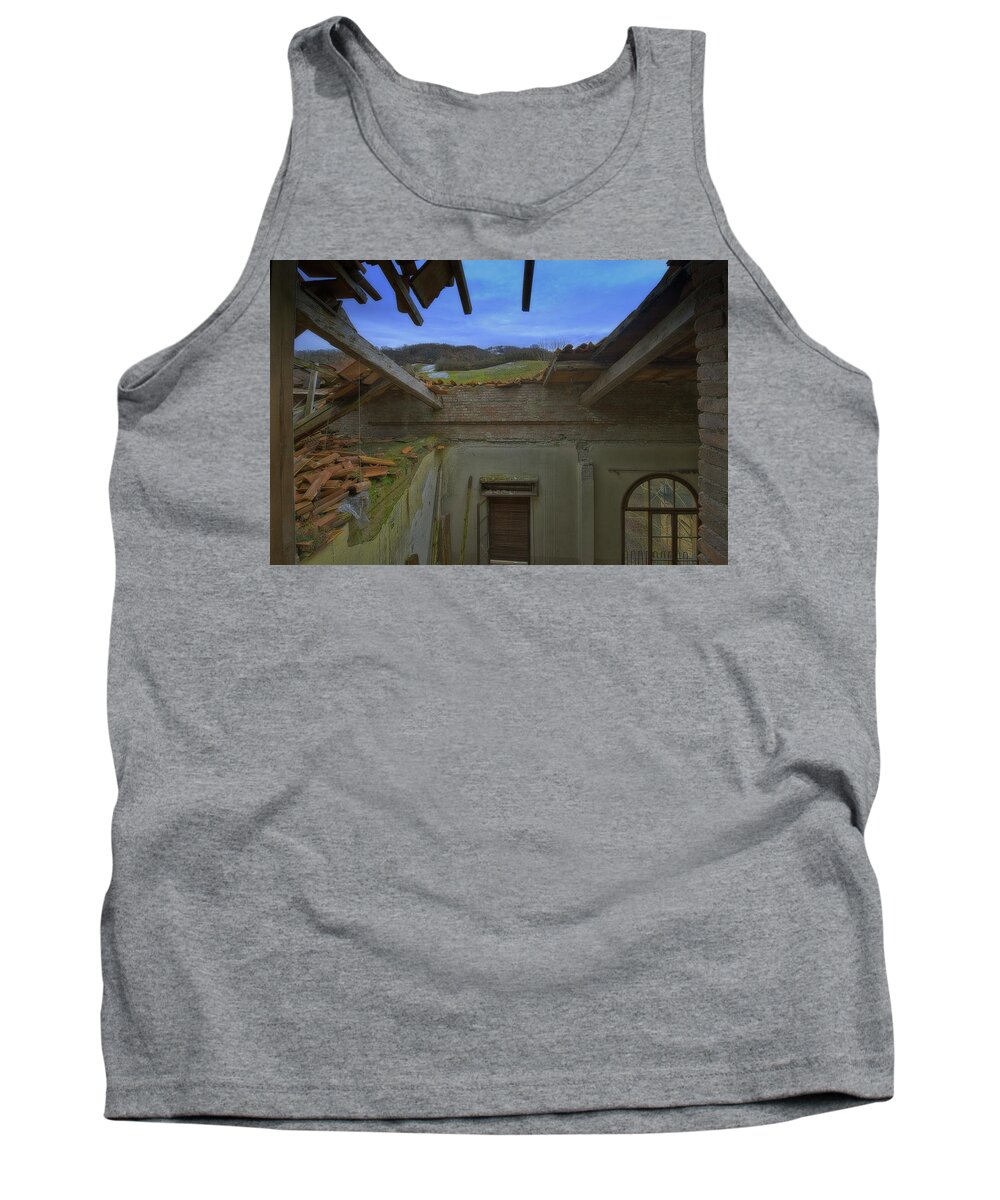 Camera Con Vista Tank Top featuring the photograph A ROOM WITH A VIEW - Camera con vista by Enrico Pelos