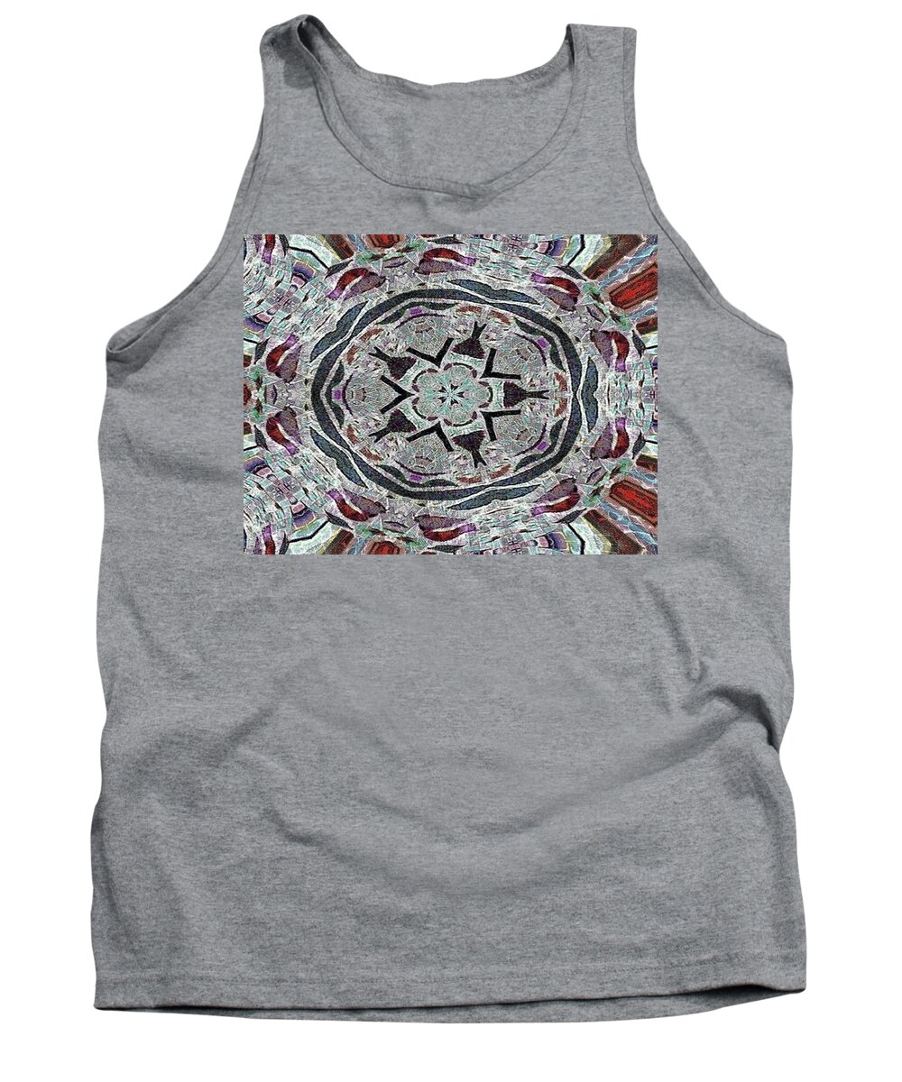 Abstract 3 Tank Top featuring the pastel Abstract 3 by Brenae Cochran