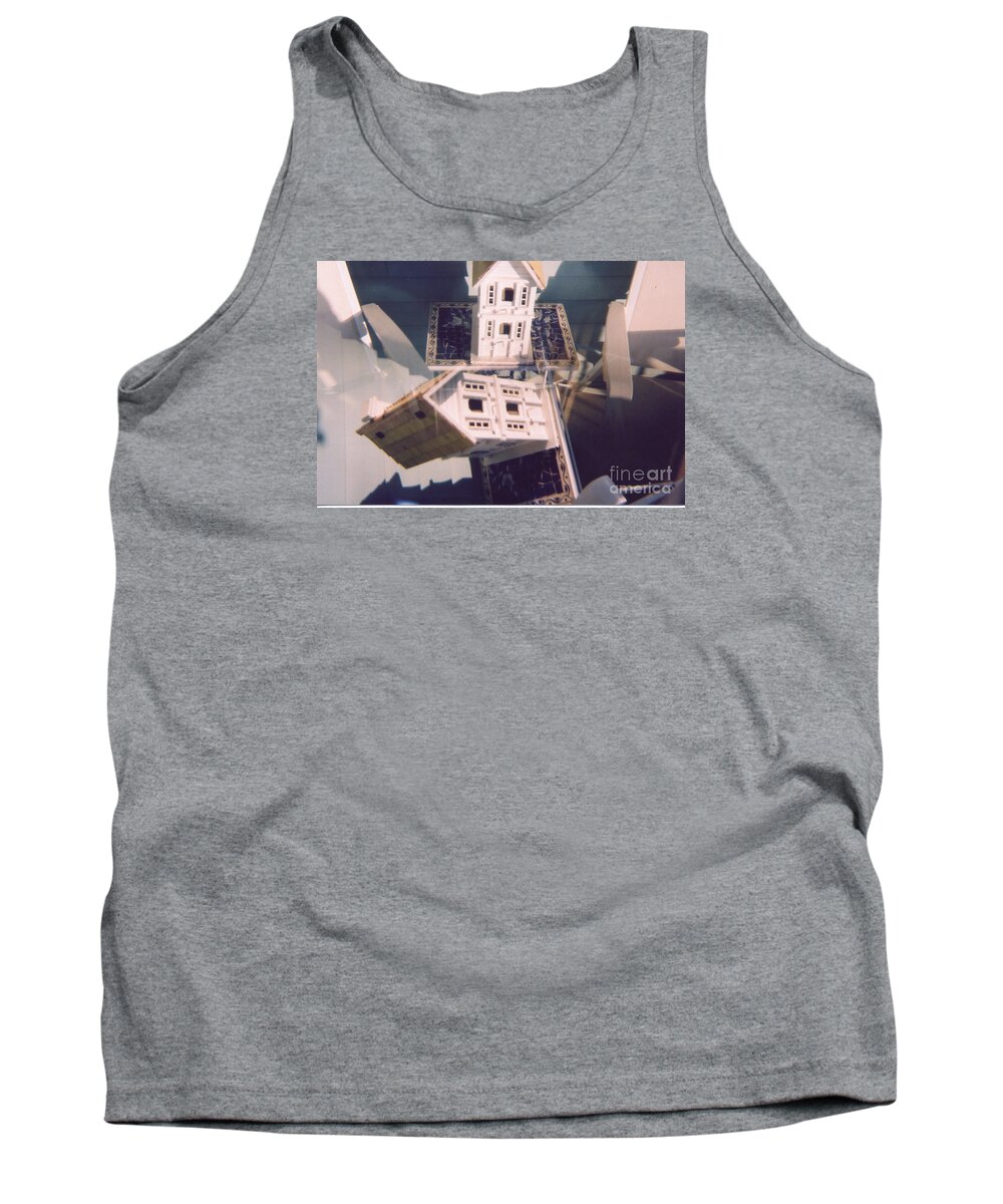  Tank Top featuring the photograph Abstract 3 Houses in the Sky by David Frederick
