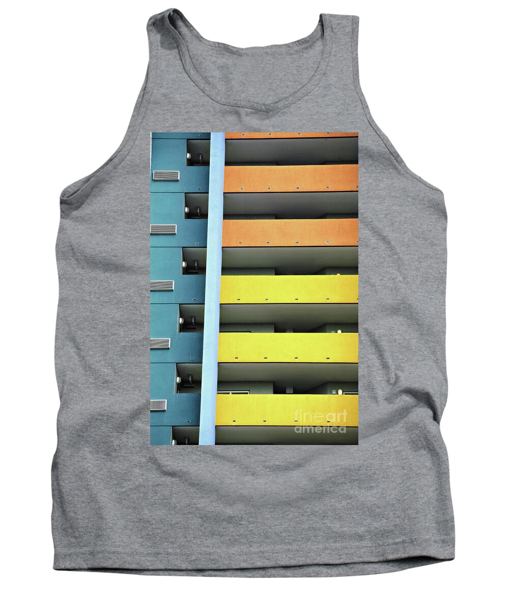 Building Tank Top featuring the photograph Abstract by Kathy Strauss