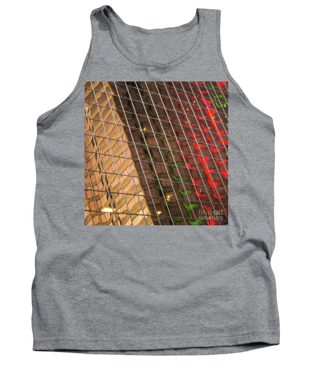 Abstract Reflection Michael Tidwell San Antonio Tank Top featuring the photograph Abstract Reflection by Michael Tidwell