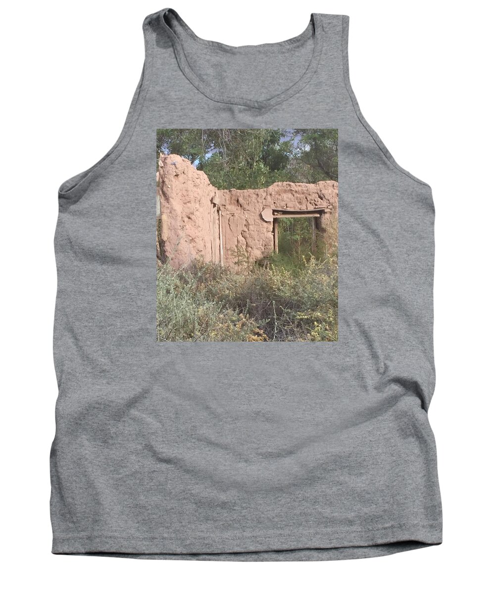 Ruin Tank Top featuring the photograph Adobe by Erika Jean Chamberlin