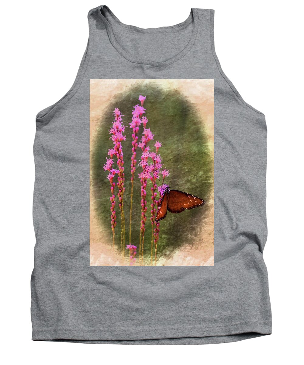 Butterfly Tank Top featuring the photograph After the Storm Beauty by Sheri McLeroy