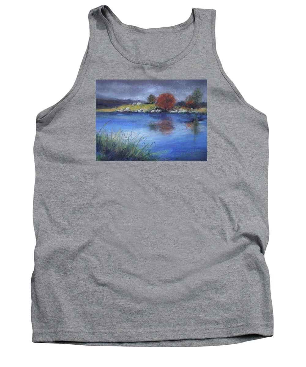 Water Tank Top featuring the pastel After the Storm by Sandra Lee Scott
