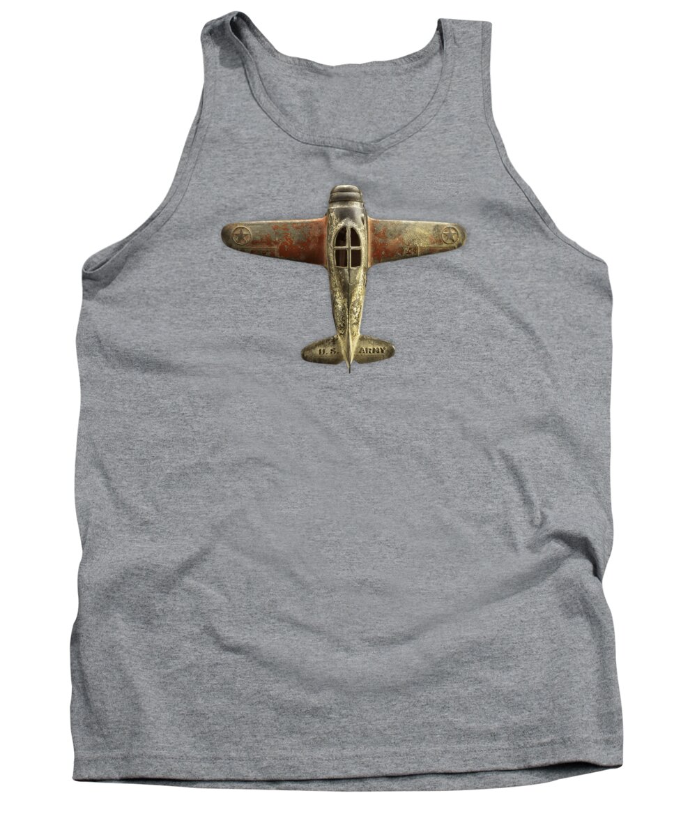 Metal Tank Top featuring the photograph Airplane Scrapper by YoPedro