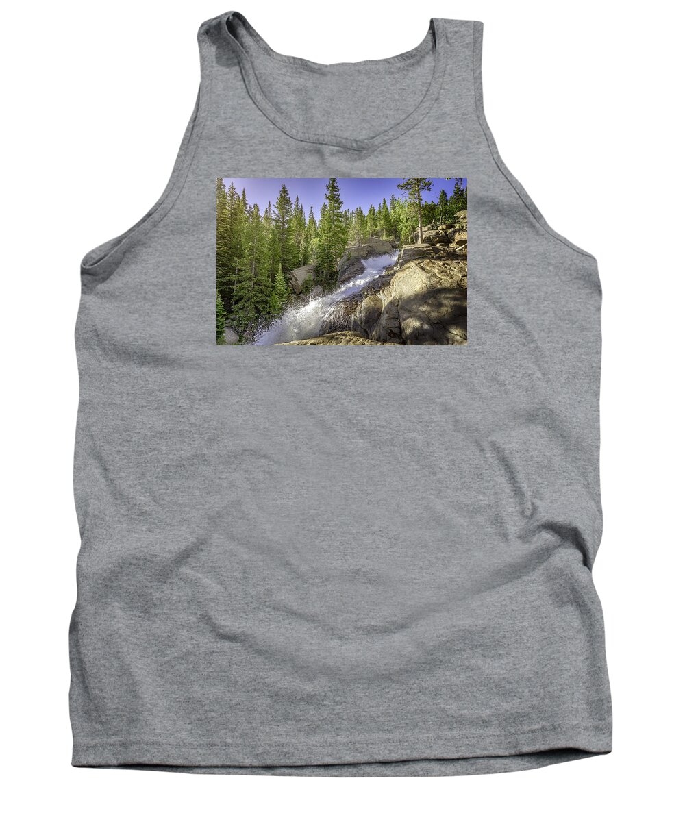 Colorado Tank Top featuring the photograph Alberta Falls by Mary Angelini