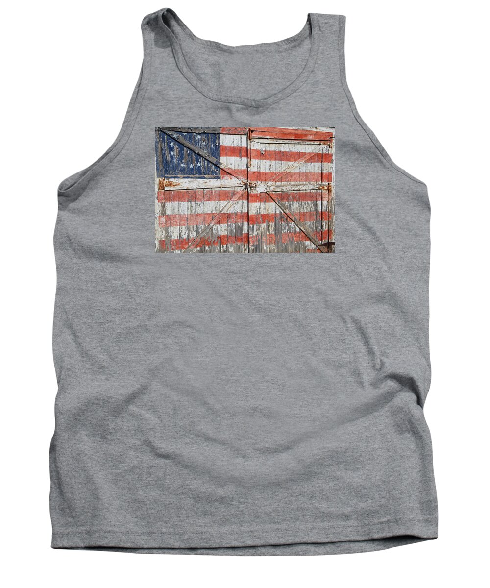 Flag American Barn Tank Top featuring the photograph American Pride by Robert Och