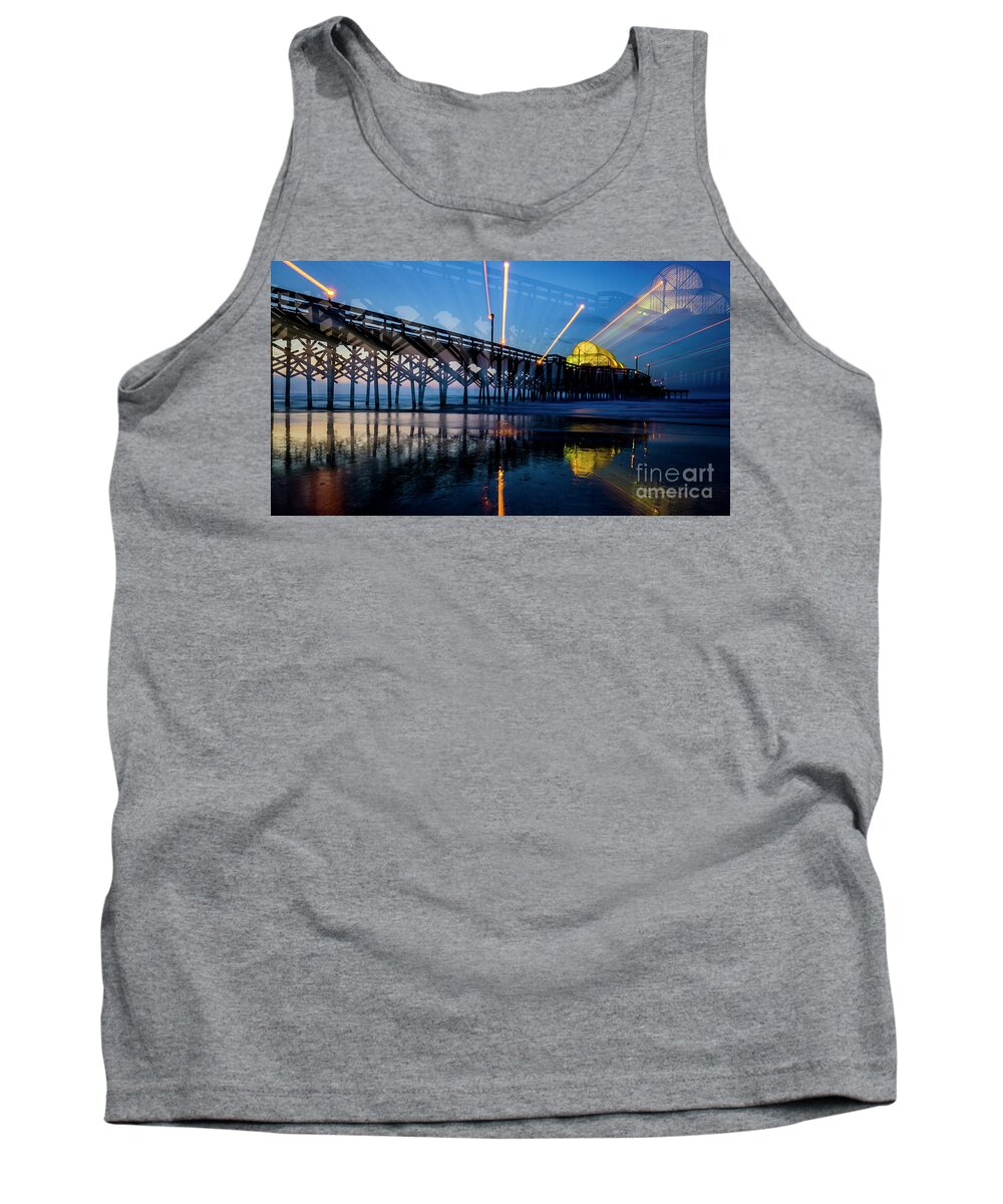 Apache Pier Tank Top featuring the photograph Apache Pier by David Smith